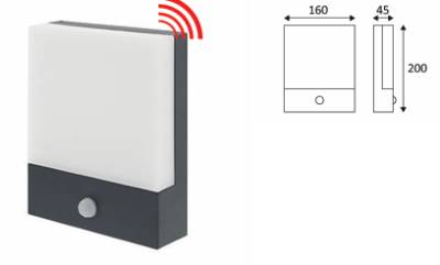 Eclairage mural extérieur INDIGO