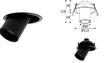 Spot plafonnier INDIGO